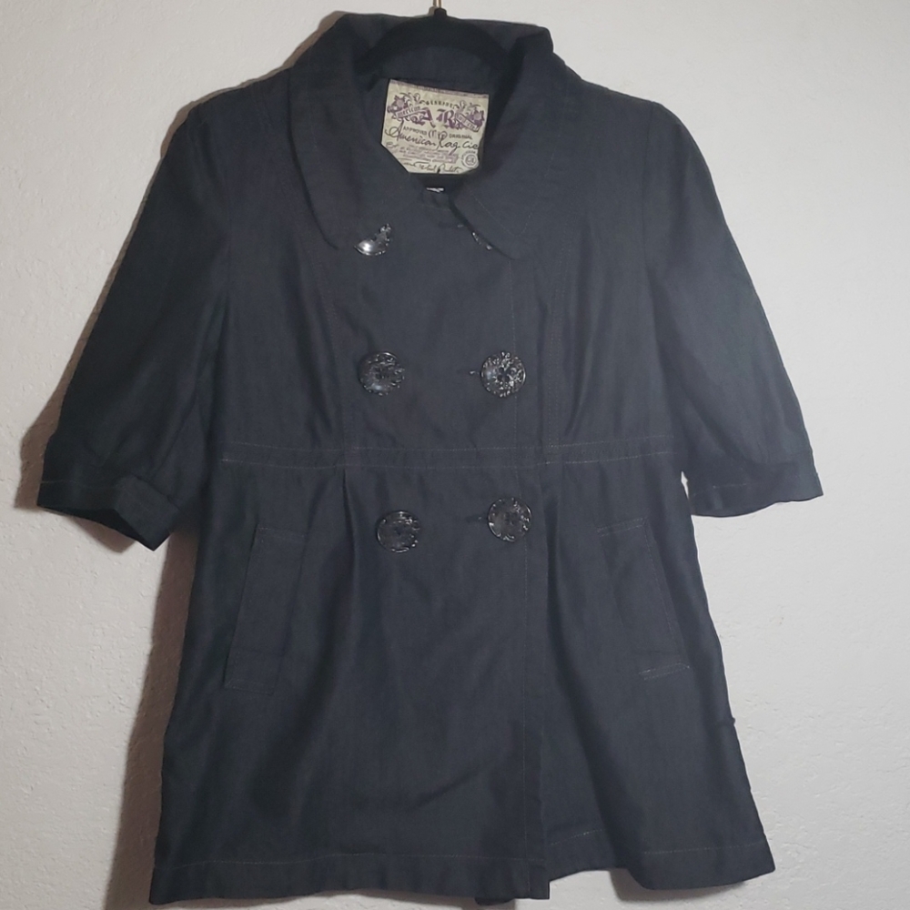 American Rag Cie short sleeved denim jacket